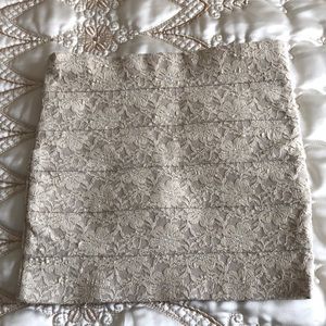 Bodycon Bandage Lace Mini Pencil Tube Skirt NWOT